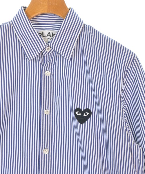 PLAY COMME des GARCONS（プレイコムデギャルソン）カジュアルシャツ 青 サイズ:S メンズ/2200668691093