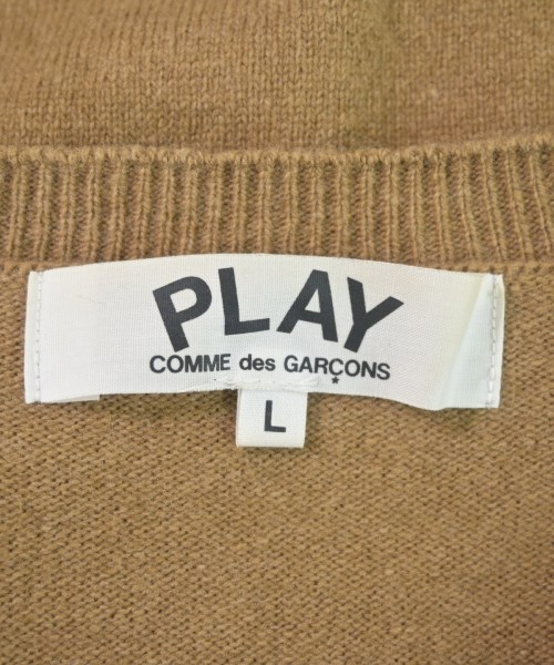 PLAY COMME des GARCONS（プレイコムデギャルソン）カーディガン 茶 サイズ:L メンズ/2200665609060