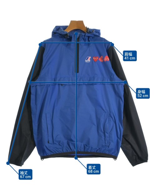 PLAY COMME des GARCONS（プレイコムデギャルソン）マウンテンパーカー 青 サイズ:S レディース/2200669155013