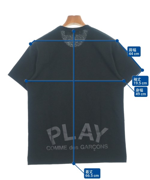 PLAY COMME des GARCONS（プレイコムデギャルソン）Tシャツ・カットソー 黒 サイズ:M メンズ/2200669871029