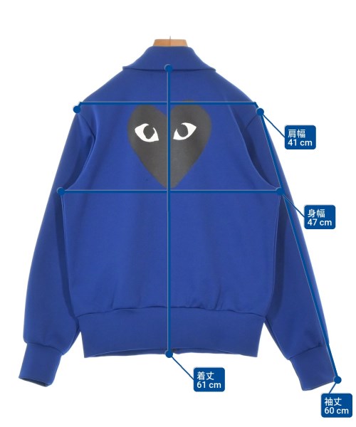 PLAY COMME des GARCONS（プレイコムデギャルソン）スウェット 青 サイズ:M レディース/2200670056026