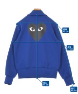 PLAY COMME des GARCONS（プレイコムデギャルソン）スウェット 青 サイズ:M レディース/2200670056026