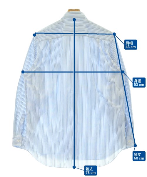 PLAY COMME des GARCONS（プレイコムデギャルソン）カジュアルシャツ 青 サイズ:M メンズ/2200670525027