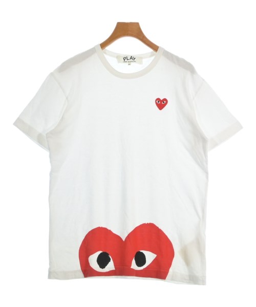 PLAY COMME des GARCONS(プレイコムデギャルソン)Tシャツ・カットソー 白 サイズ:XL/2200671129095