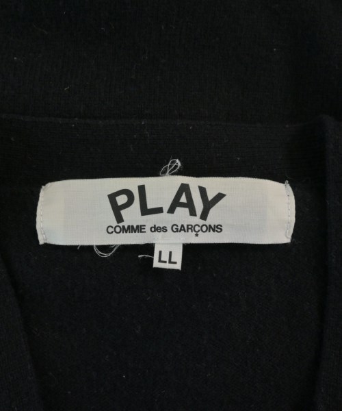 PLAY COMME des GARCONS（プレイコムデギャルソン）カーディガン 黒 サイズ:XL メンズ/2200671362072
