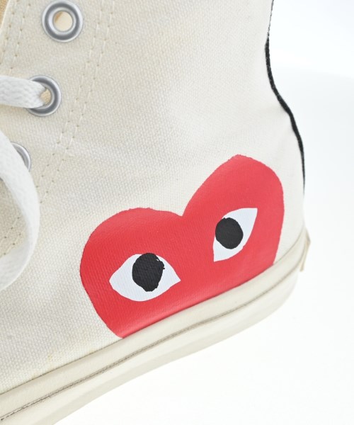 PLAY COMME des GARCONS（プレイコムデギャルソン）スニーカー 白 サイズ:27cm メンズ/2200730537045