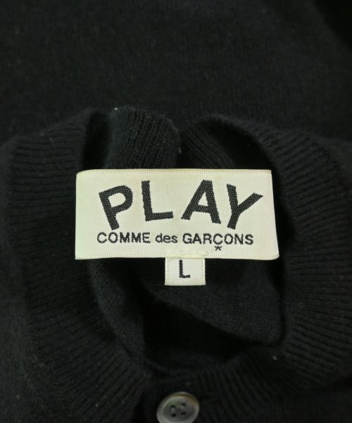PLAY COMME des GARCONS（プレイコムデギャルソン）カーディガン 黒 サイズ:L メンズ/2200731151134