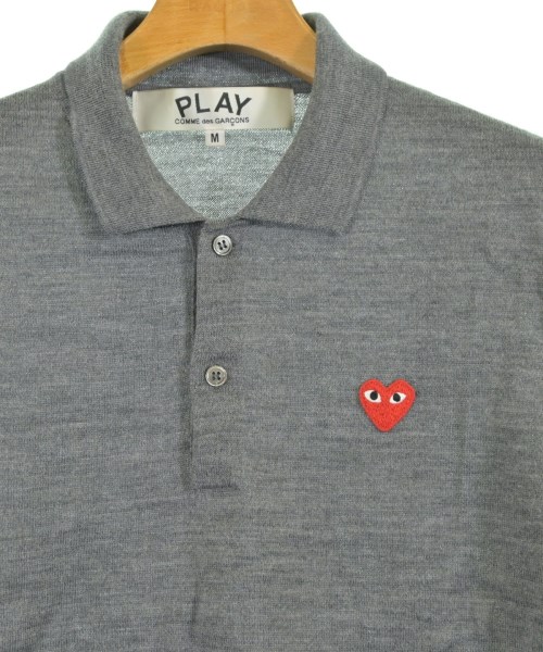 PLAY COMME des GARCONS（プレイコムデギャルソン）ニット・セーター グレー サイズ:M メンズ/2200731151158