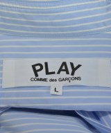 PLAY COMME des GARCONS（プレイコムデギャルソン）カジュアルシャツ 青 サイズ:L メンズ/2200731306046