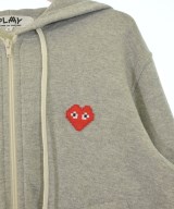 PLAY COMME des GARCONS（プレイコムデギャルソン）パーカー グレー サイズ:L レディース/2200731699032
