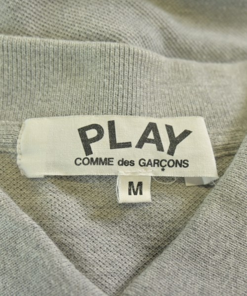 PLAY COMME des GARCONS（プレイコムデギャルソン）ポロシャツ グレー サイズ:M レディース/2200723986034