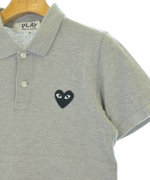 PLAY COMME des GARCONS（プレイコムデギャルソン）ポロシャツ グレー サイズ:M レディース/2200723986034