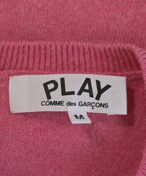 PLAY COMME des GARCONS（プレイコムデギャルソン）カーディガン ピンク サイズ:M レディース/2200732671068
