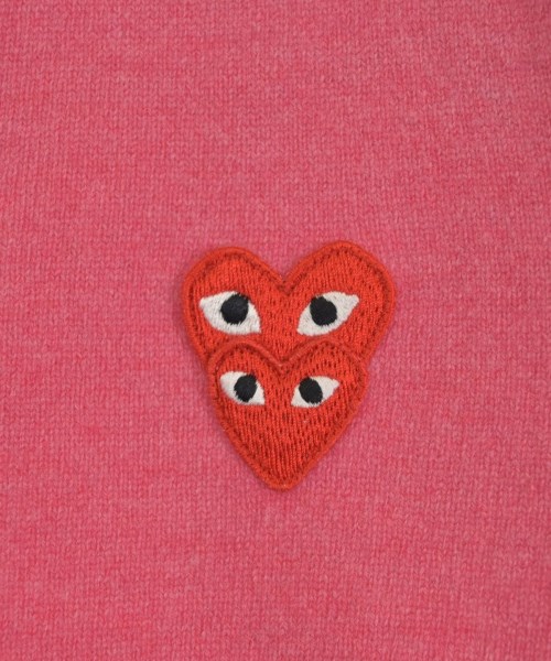 PLAY COMME des GARCONS（プレイコムデギャルソン）カーディガン ピンク サイズ:M レディース/2200732671068