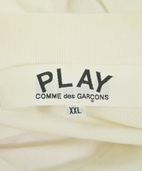 PLAY COMME des GARCONS（プレイコムデギャルソン）ポロシャツ 白 サイズ:XXL メンズ/2200732717025