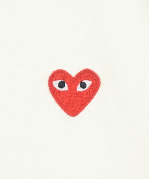 PLAY COMME des GARCONS（プレイコムデギャルソン）ポロシャツ 白 サイズ:XXL メンズ/2200732717025