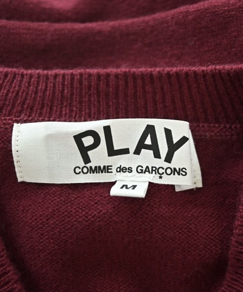 PLAY COMME des GARCONS（プレイコムデギャルソン）ニット・セーター 赤 サイズ:M レディース/2200726851131