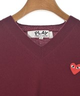 PLAY COMME des GARCONS（プレイコムデギャルソン）ニット・セーター 赤 サイズ:M レディース/2200726851131