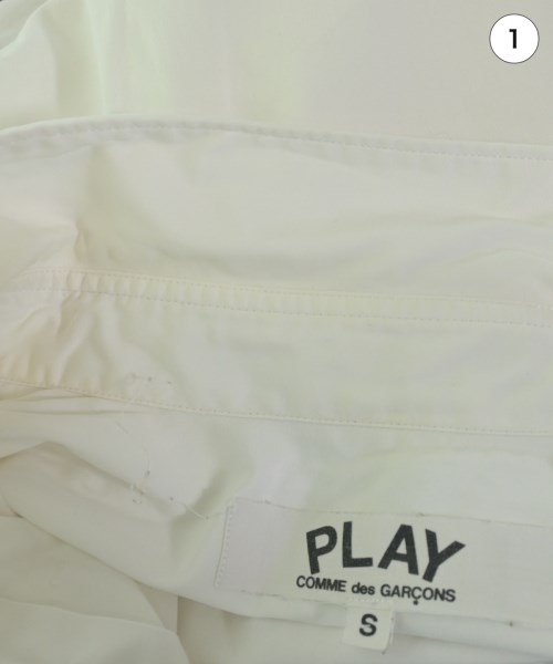 PLAY COMME des GARCONS（プレイコムデギャルソン）ブラウス 白 サイズ:S レディース/2200733581113