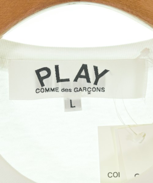 PLAY COMME des GARCONS（プレイコムデギャルソン）Tシャツ・カットソー 白 サイズ:L メンズ/2200730999232