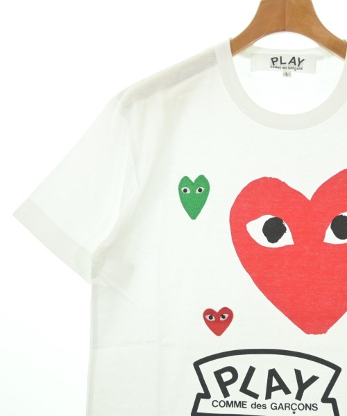 PLAY COMME des GARCONS（プレイコムデギャルソン）Tシャツ・カットソー 白 サイズ:L メンズ/2200730999249
