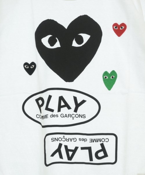 PLAY COMME des GARCONS（プレイコムデギャルソン）Tシャツ・カットソー 白 サイズ:XXL メンズ/2200730999256