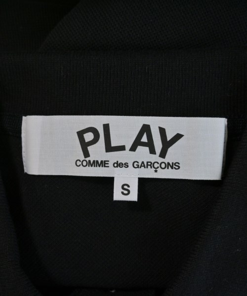 PLAY COMME des GARCONS（プレイコムデギャルソン）ポロシャツ 黒 サイズ:S レディース/2200735800045