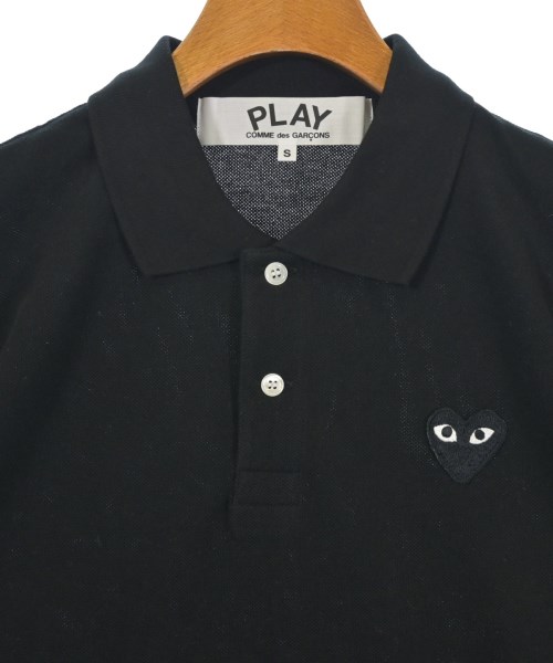 PLAY COMME des GARCONS（プレイコムデギャルソン）ポロシャツ 黒 サイズ:S レディース/2200735800045