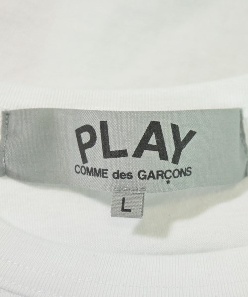 PLAY COMME des GARCONS（プレイコムデギャルソン）Tシャツ・カットソー 白 サイズ:L メンズ/2200720195057