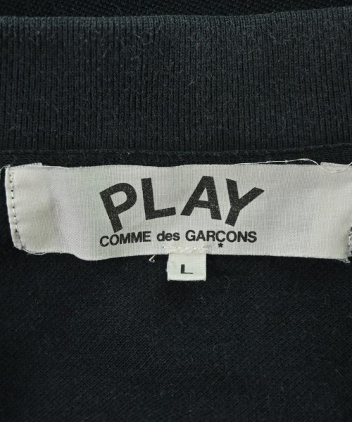 PLAY COMME des GARCONS（プレイコムデギャルソン）ポロシャツ 黒 サイズ:L メンズ/2200717928064