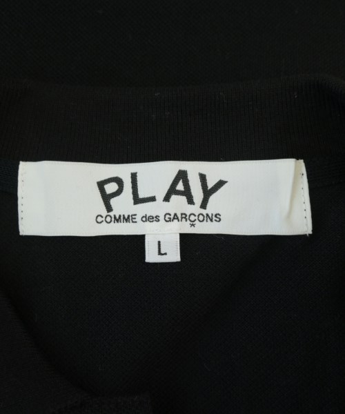 PLAY COMME des GARCONS（プレイコムデギャルソン）ポロシャツ 黒 サイズ:L メンズ/2200717797134