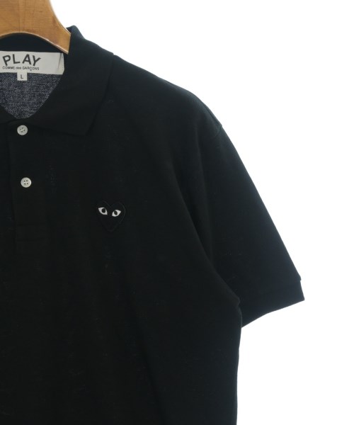 PLAY COMME des GARCONS（プレイコムデギャルソン）ポロシャツ 黒 サイズ:L メンズ/2200717797134