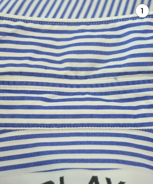 PLAY COMME des GARCONS（プレイコムデギャルソン）カジュアルシャツ 青 サイズ:XXS レディース/2200720521191