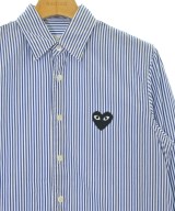 PLAY COMME des GARCONS（プレイコムデギャルソン）カジュアルシャツ 青 サイズ:XXS レディース/2200720521191