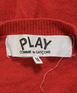 PLAY COMME des GARCONS（プレイコムデギャルソン）カーディガン 赤 サイズ:M レディース/2200723007043
