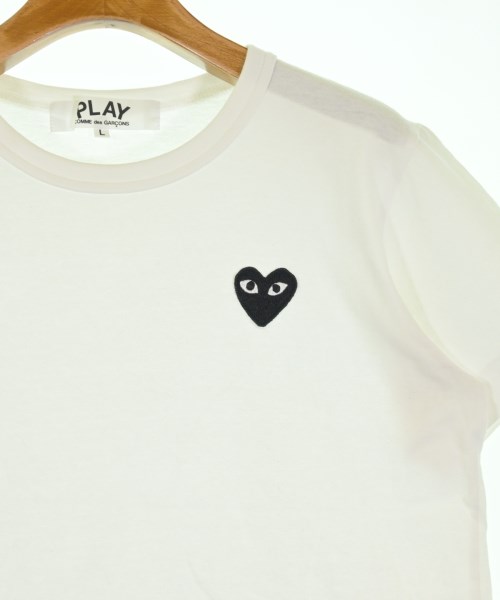 PLAY COMME des GARCONS（プレイコムデギャルソン）Tシャツ・カットソー 白 サイズ:L レディース/2200723133056