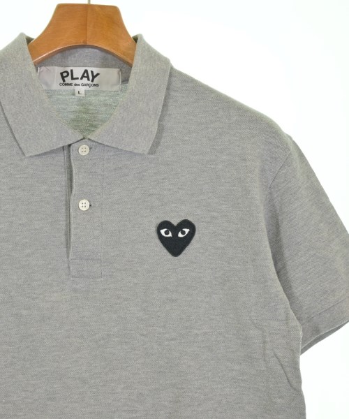 PLAY COMME des GARCONS（プレイコムデギャルソン）ポロシャツ グレー サイズ:L メンズ/2200718567095