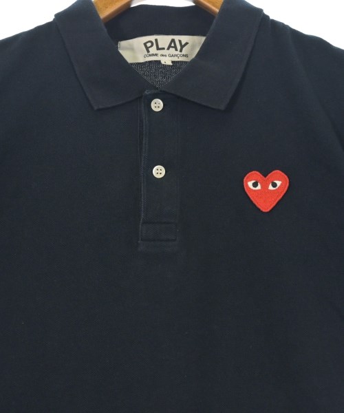 PLAY COMME des GARCONS（プレイコムデギャルソン）ポロシャツ 紺 サイズ:L メンズ/2200718567118