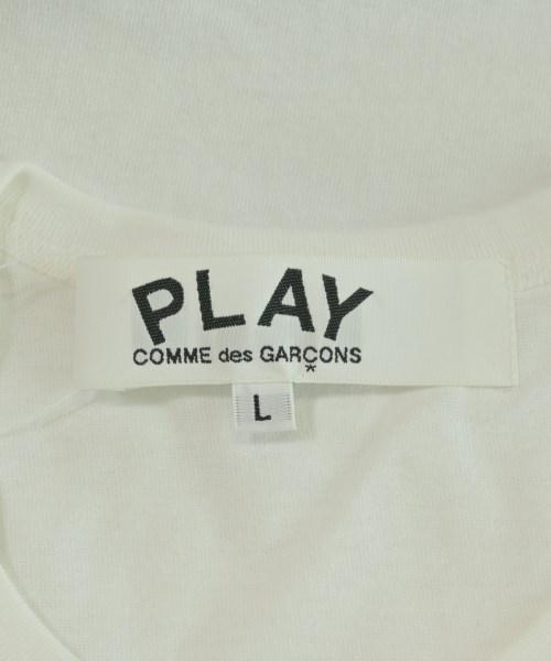 PLAY COMME des GARCONS（プレイコムデギャルソン）Tシャツ・カットソー 白 サイズ:L メンズ/2200723472032