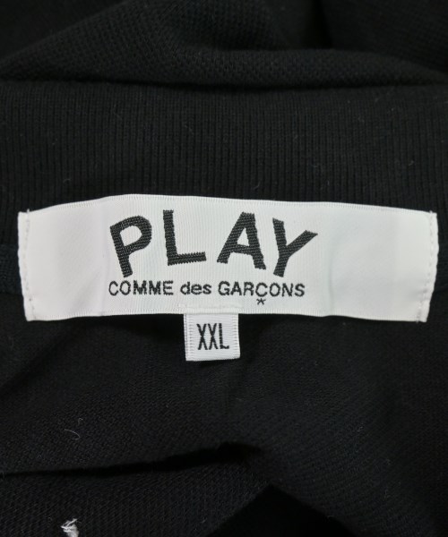 PLAY COMME des GARCONS（プレイコムデギャルソン）ポロシャツ 黒 サイズ:XXL メンズ/2200717014057