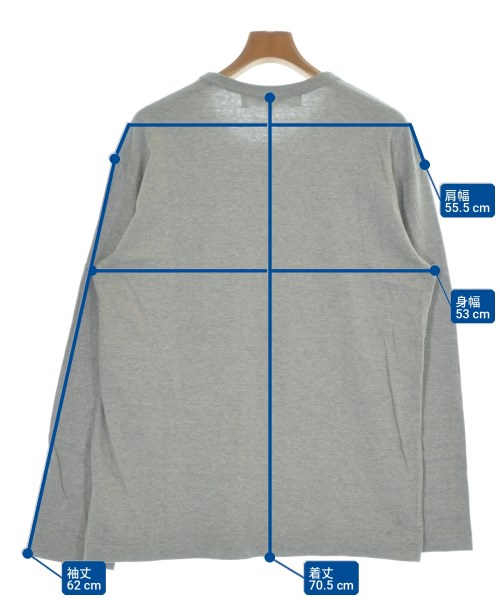PLAY COMME des GARCONS（プレイコムデギャルソン）Tシャツ・カットソー グレー サイズ:XXL メンズ/2200724139118