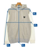 PLAY COMME des GARCONS（プレイコムデギャルソン）パーカー グレー サイズ:L メンズ/2200724432011