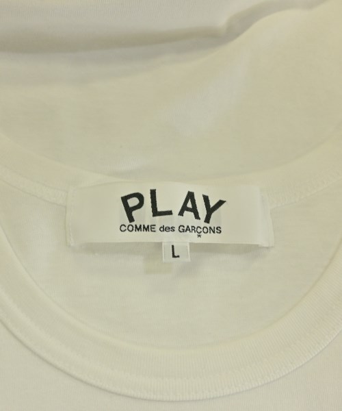 PLAY COMME des GARCONS（プレイコムデギャルソン）Tシャツ・カットソー 白 サイズ:L メンズ/2200724432035