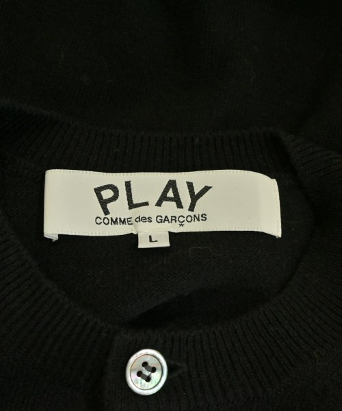 PLAY COMME des GARCONS（プレイコムデギャルソン）カーディガン 黒 サイズ:L メンズ/2200724432042