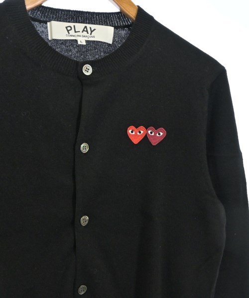 PLAY COMME des GARCONS（プレイコムデギャルソン）カーディガン 黒 サイズ:L メンズ/2200724432042