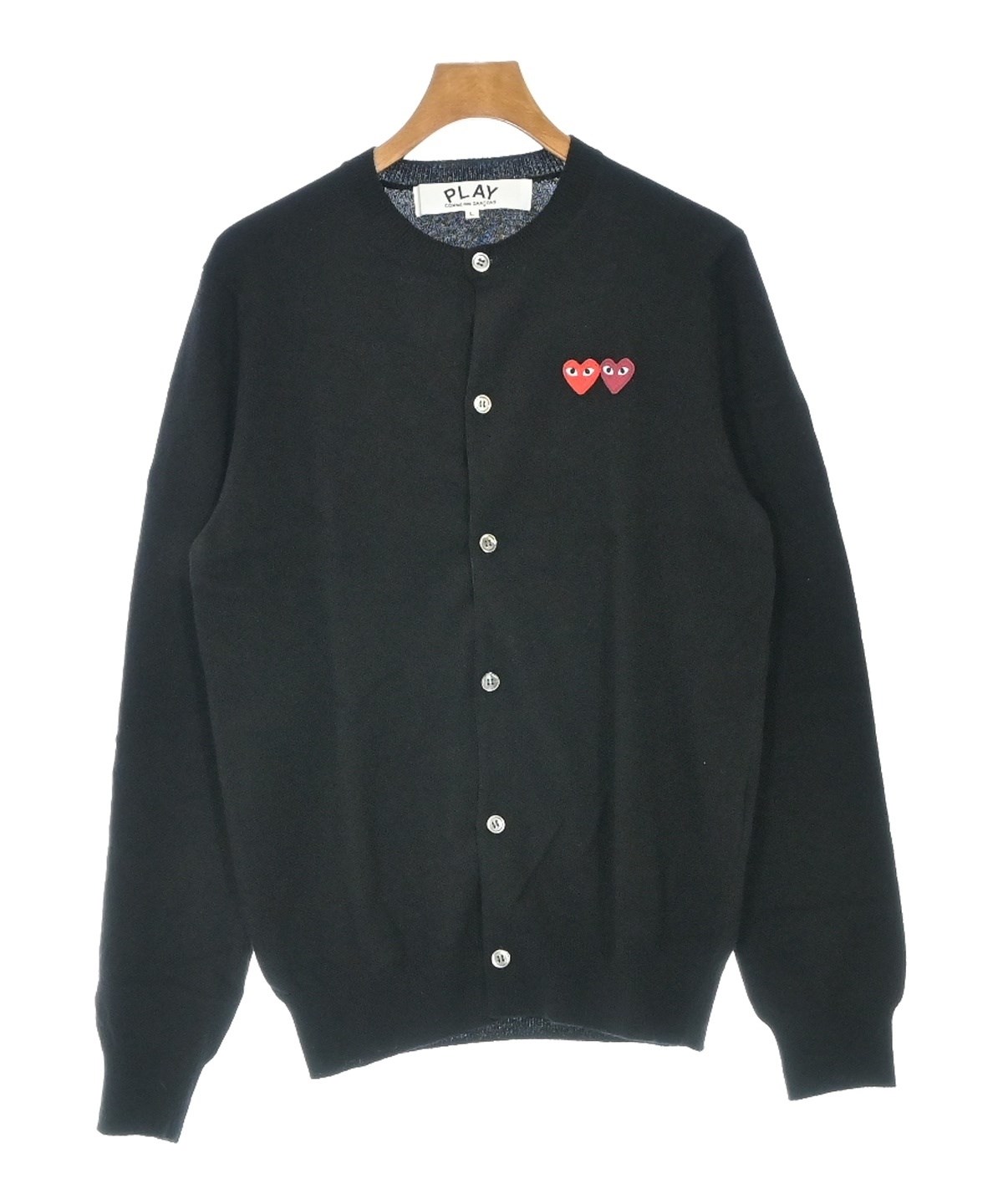 PLAY COMME des GARCONS（プレイコムデギャルソン）カーディガン 黒