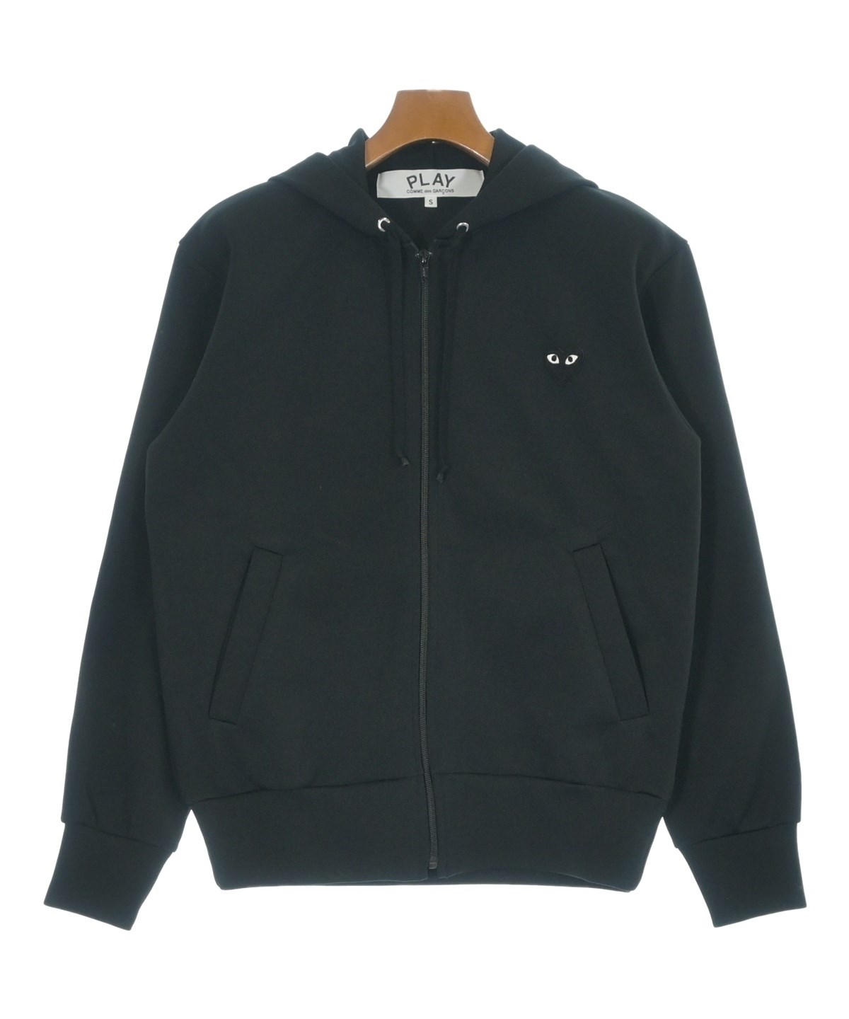 PLAY COMME des GARÇONS パーカー ブラック ダークグレー PLAY COMME des GARCONS（プレイコムデギャルソン）パーカー 黒 サイズ