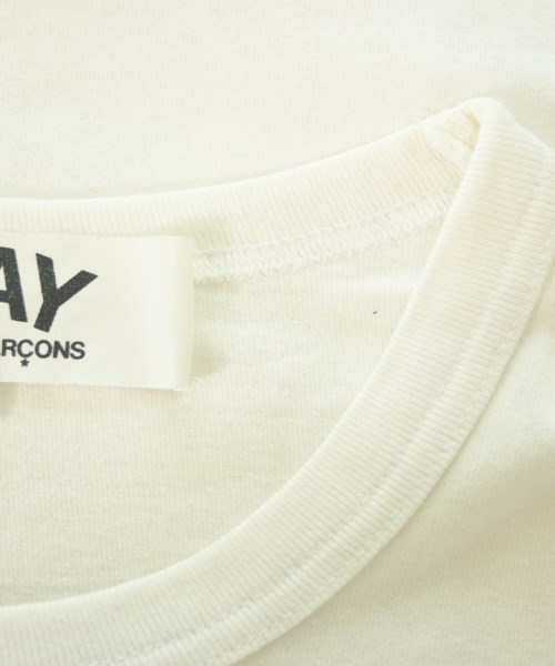 PLAY COMME des GARCONS（プレイコムデギャルソン）Tシャツ・カットソー 白 サイズ:M メンズ/2200725002060