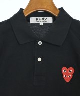 PLAY COMME des GARCONS（プレイコムデギャルソン）ポロシャツ 黒 サイズ:L レディース/2200725023058