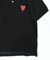 PLAY COMME des GARCONS（プレイコムデギャルソン）ポロシャツ 黒 サイズ:L レディース/2200725023058